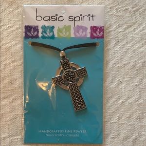 Celtic cross necklace
